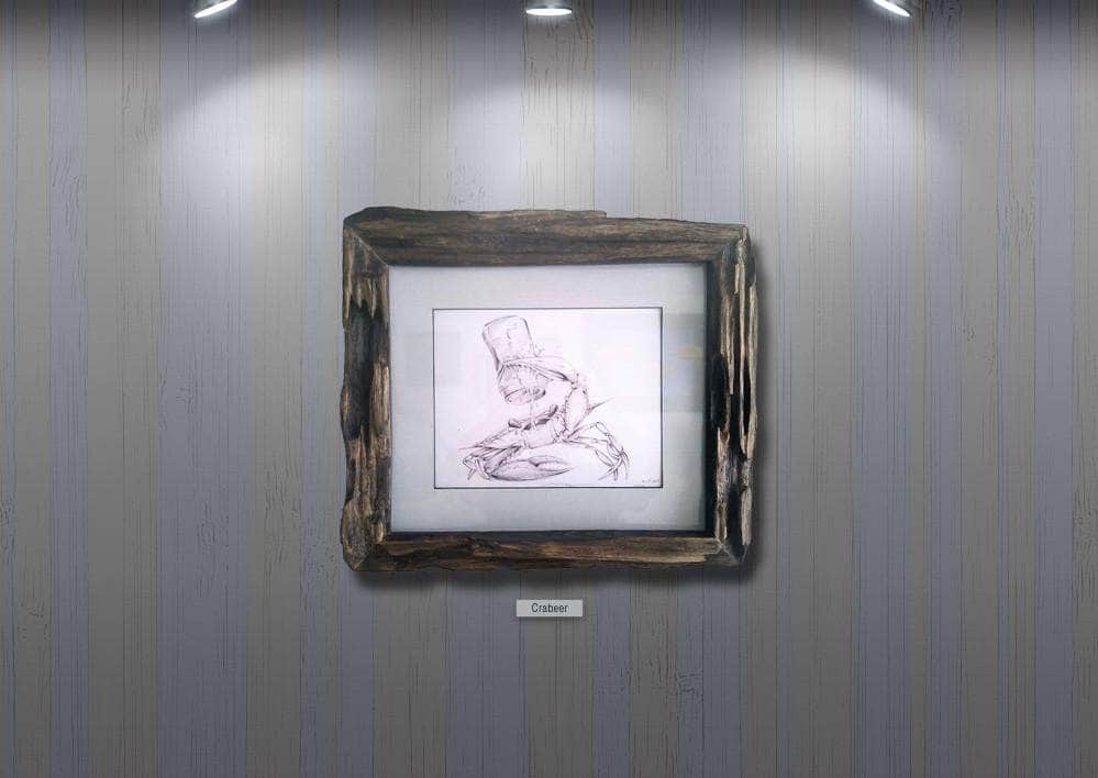 Original Pen/Ink "Crabeer" by Diossy