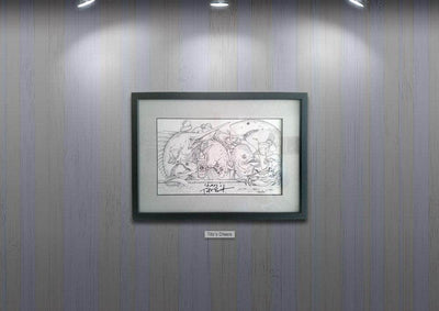 Original Pen/Ink "Tito's Cheers" by Diossy