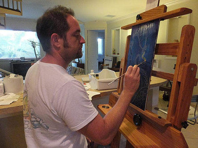 Original Oil on Canvas "Octopus the Connoisseur" by Diossy