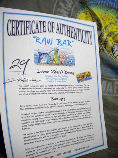 "Raw Bar" (SERIES SOLD OUT-No Longer Reproduced)