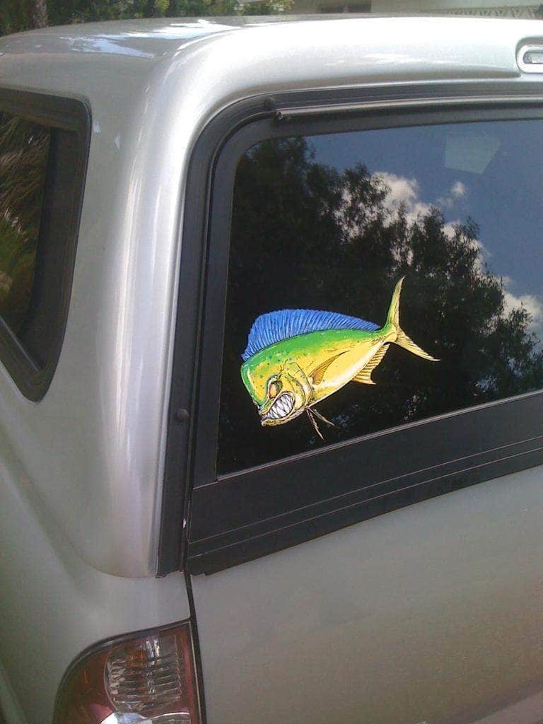 Mad Mahi solo - Large Die-Cut Sticker
