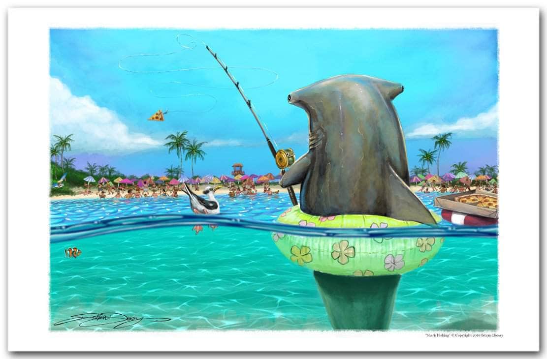 "Shark Fishing" Shop by Design