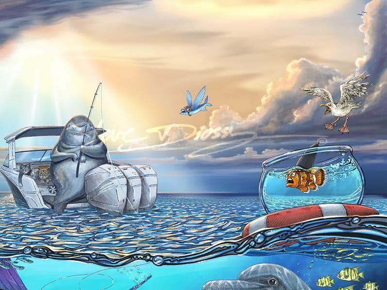 "Overboard" Limited Edition Canvas