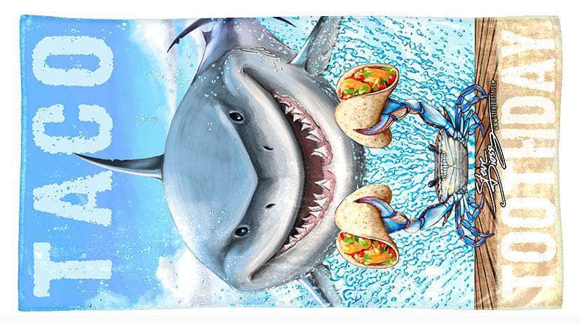 "Taco Toothday" Premium Beach Towel