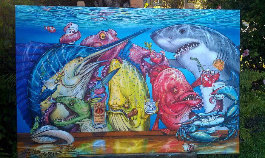 AUCTION CLOSED: "Tito's Cheers" (SERIES SOLD OUT-No Longer Reproduced)