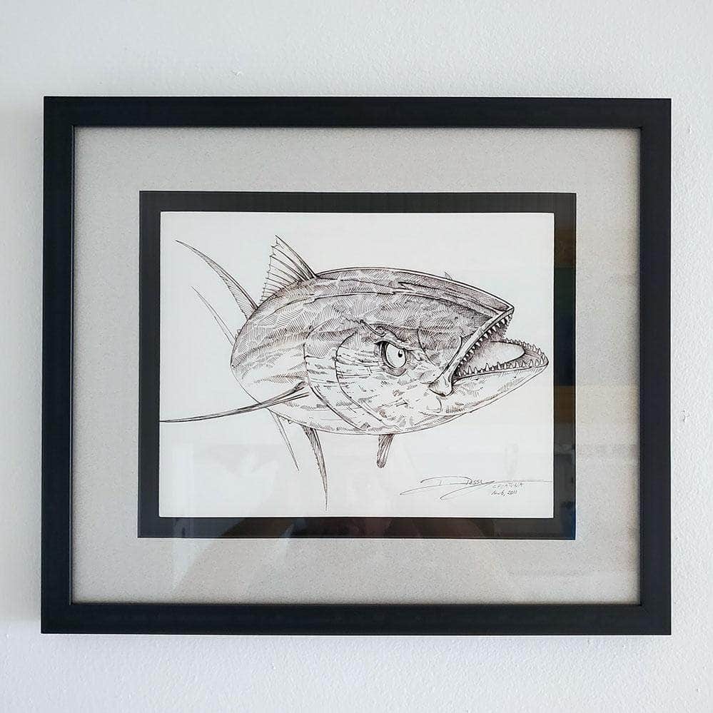 "Twisted Tuna" Original Pen/Ink by Steve Diossy