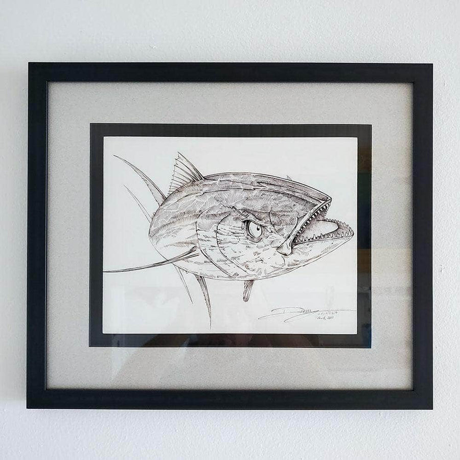 "Twisted Tuna" Original Pen/Ink by Steve Diossy