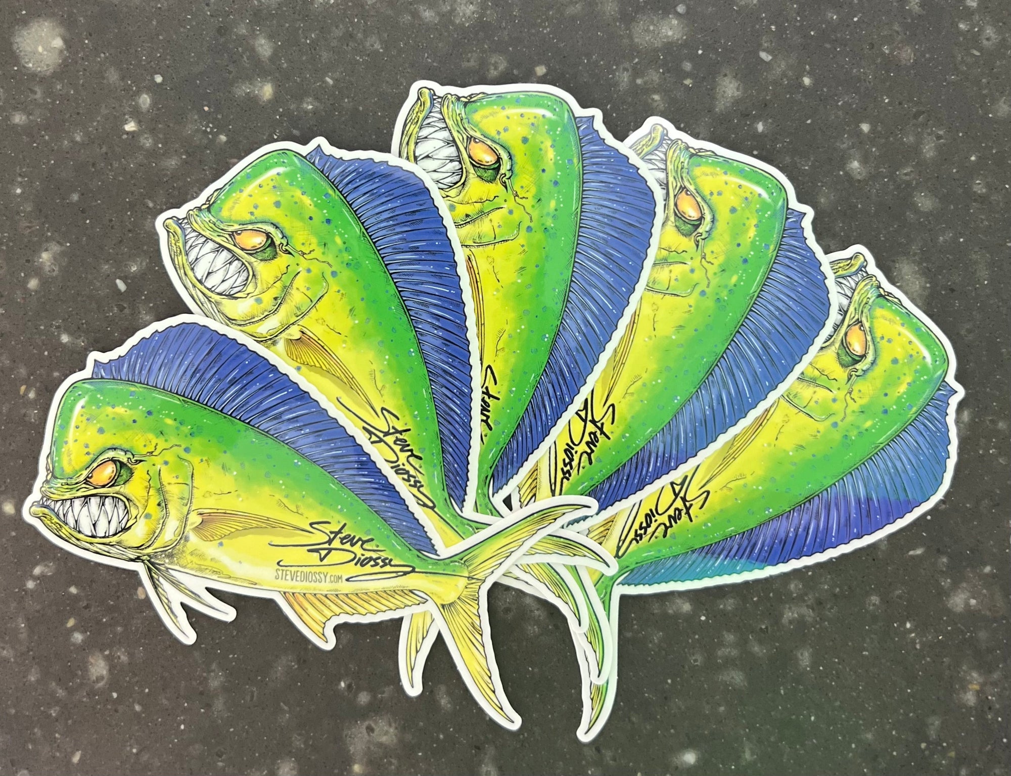 "Mad Mahi" Mini Sticker