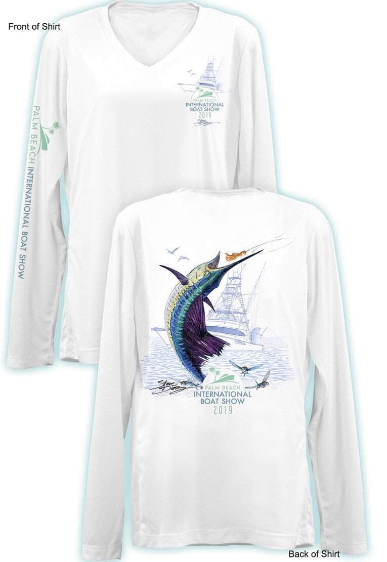 2019 Official PBIBS Ladies Long Sleeve V-neck- 100% Polyester