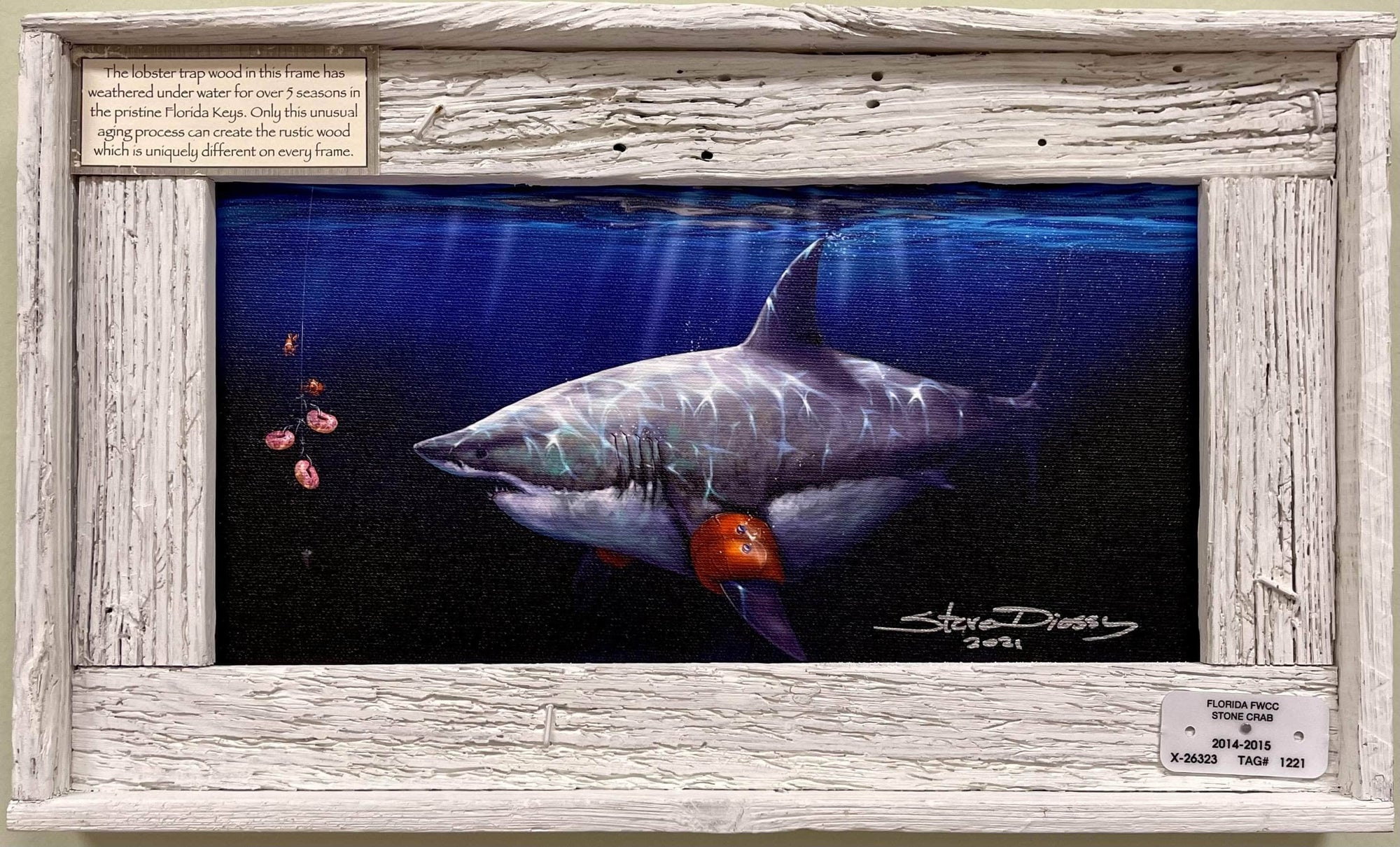 "Donut Donut Donut" Lobster Trap Framed Mini-Canvas