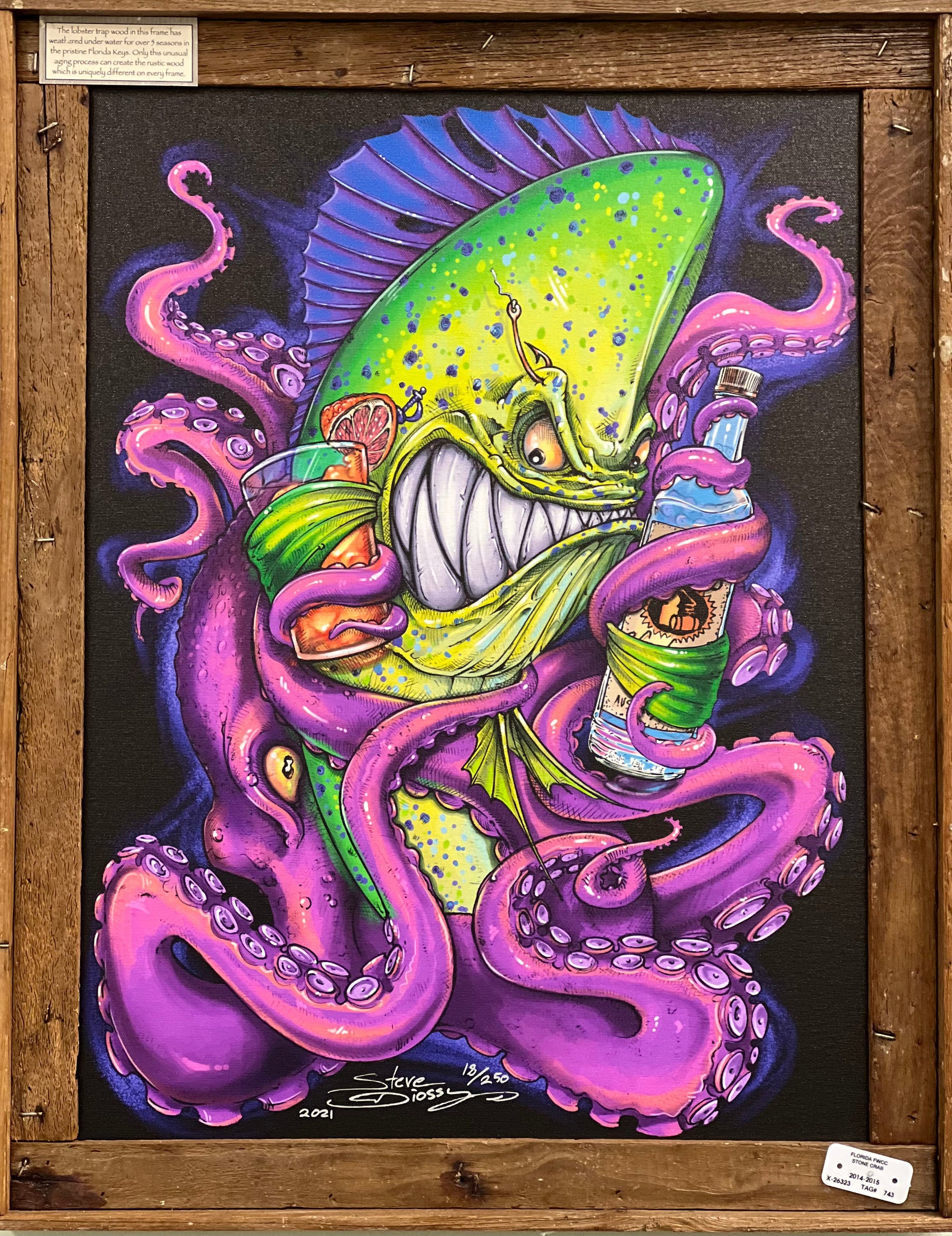 "Mahi Vice" Limited Edition Canvas