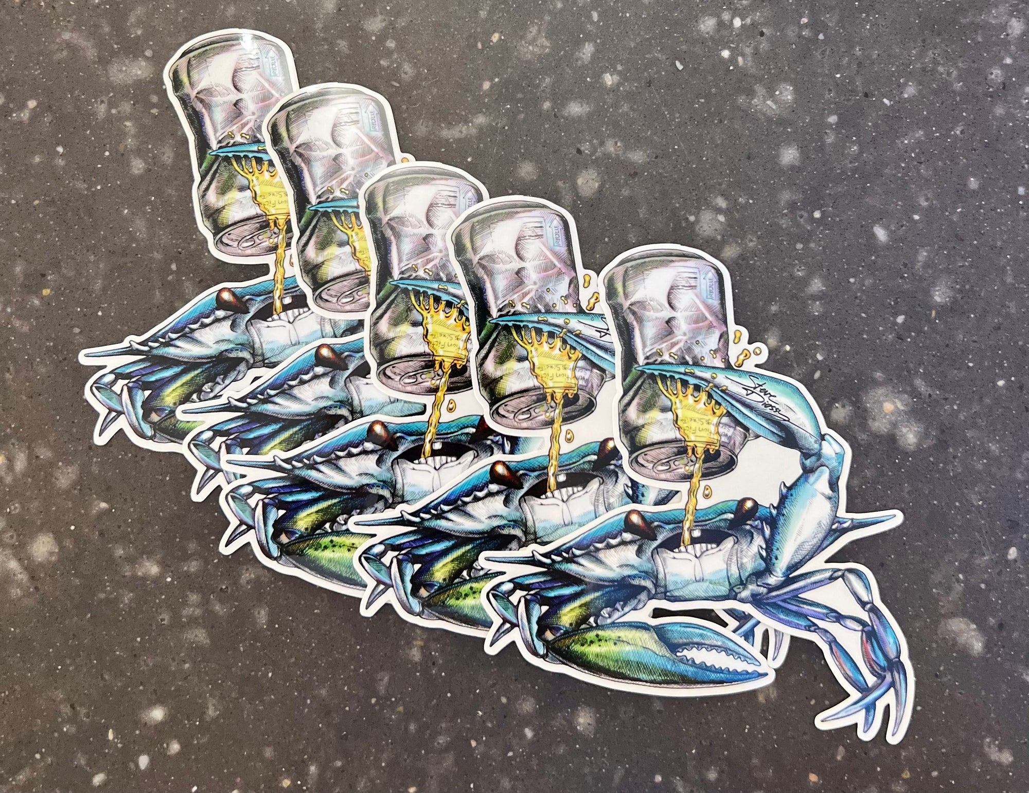 Crabeer - Mini Sticker