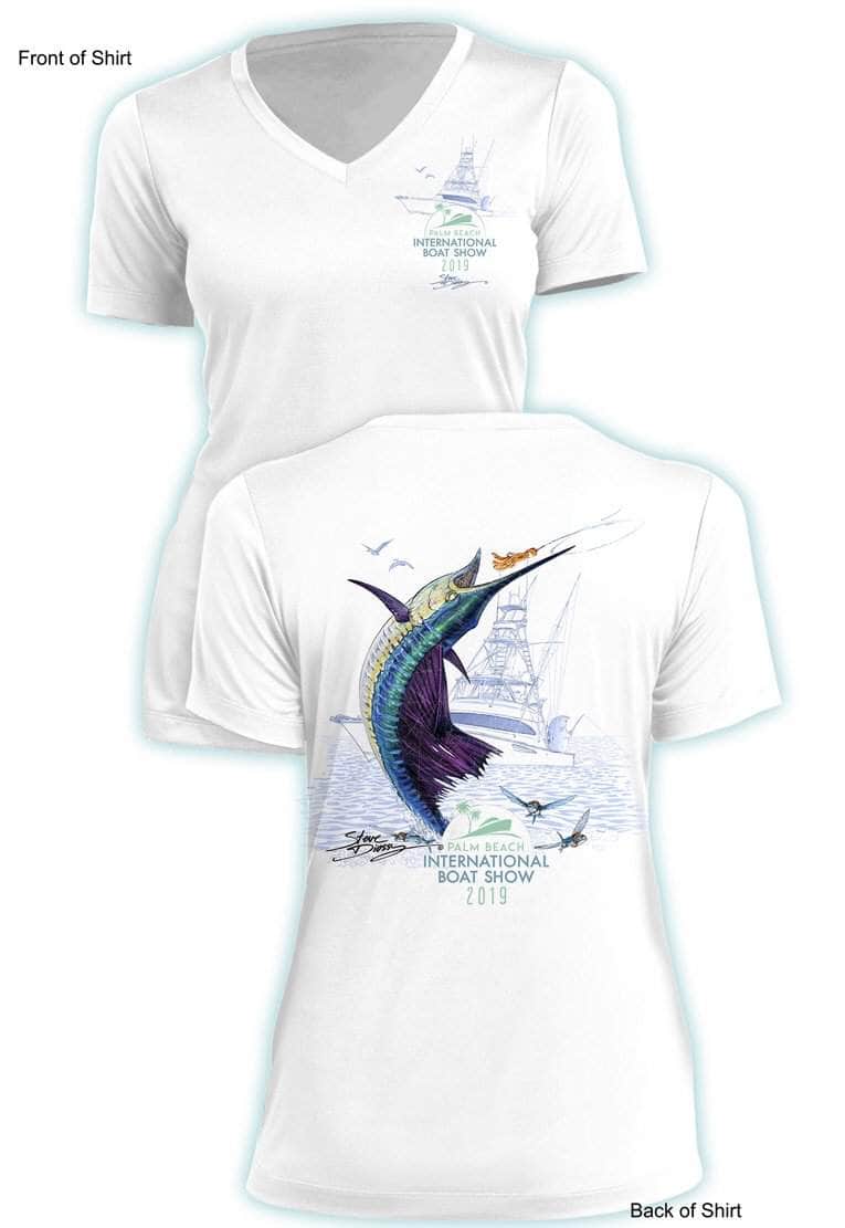 2019 Official PBIBS Ladies Short Sleeve V-neck- 100% Polyester