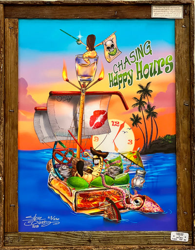 "Chasing Happy Hours" Limited Edition Canvas