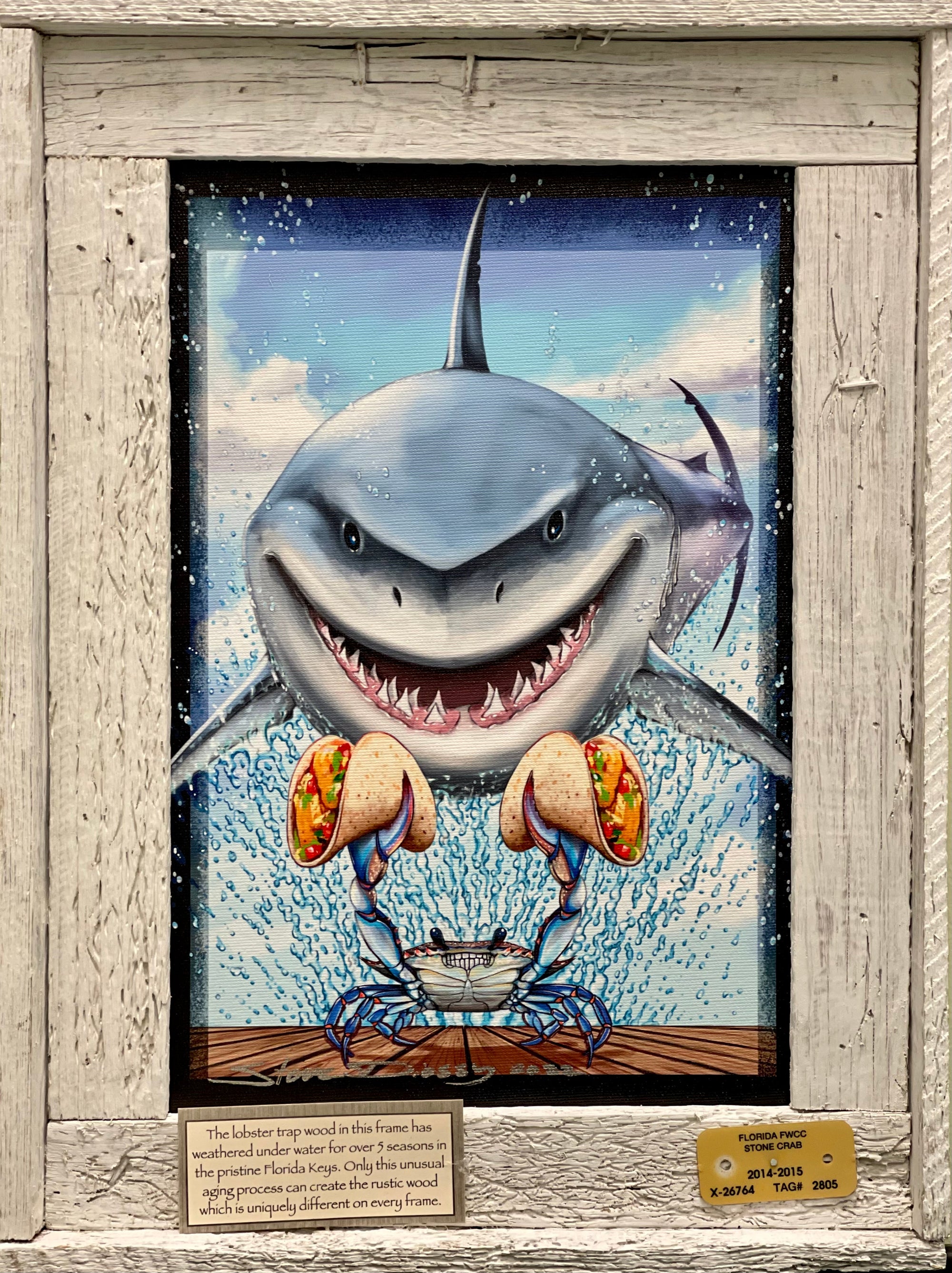 "Taco Toothday" Lobster Trap Framed Mini-Canvas
