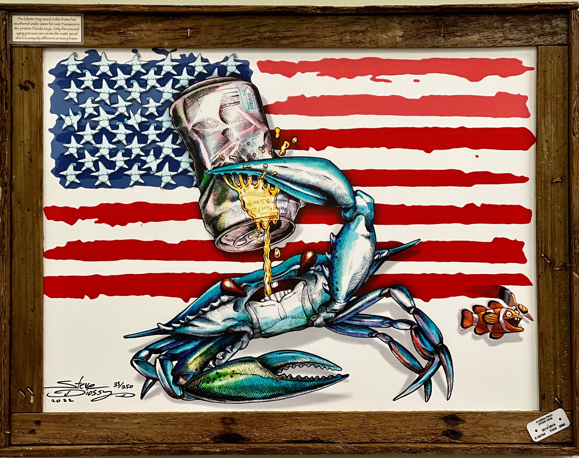 "Crabeer USA" Limited Edition Canvas