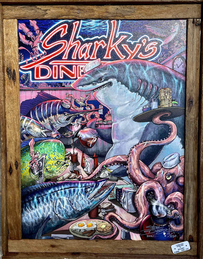 "Sharky’s Diner" Limited Edition Canvas