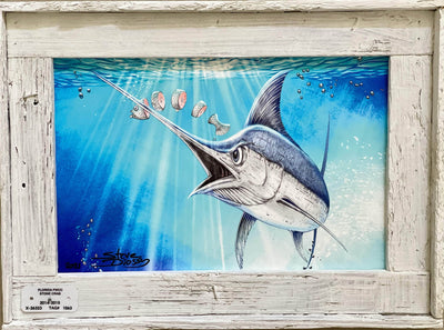 "Original Sushi" Lobster Trap Framed Mini-Canvas