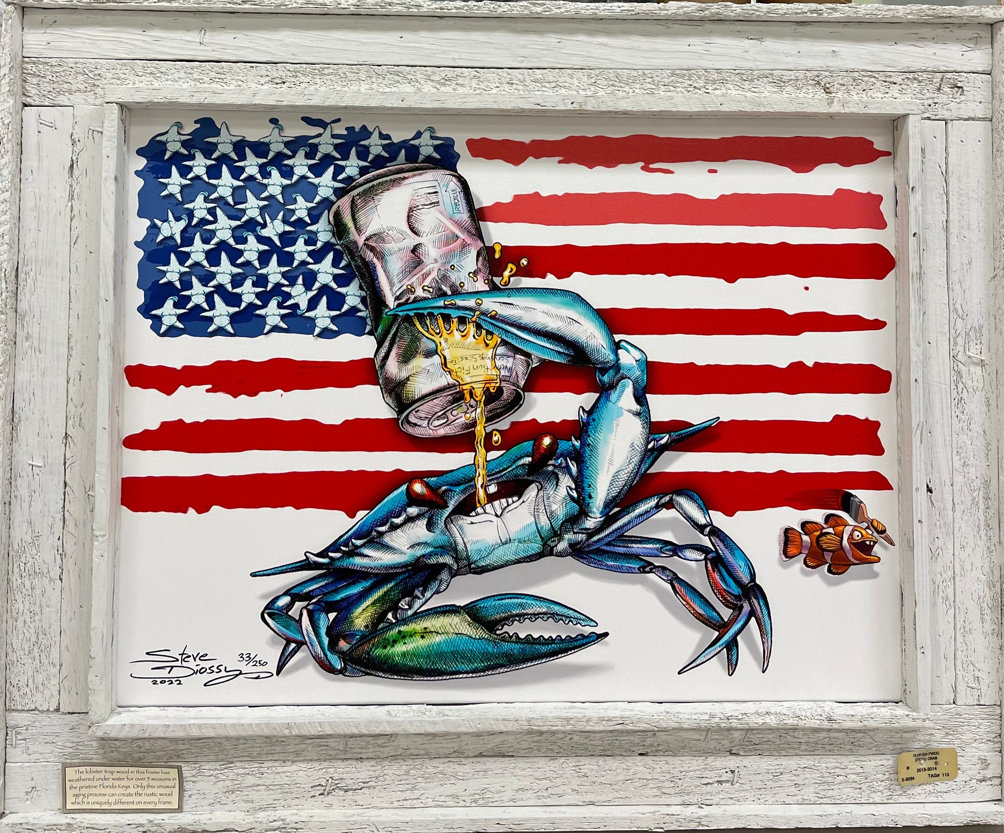 "Crabeer USA" Limited Edition Canvas