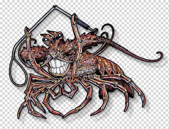 Time Lapse / Speed Painting Tickle This Lobster by Steve Diossy July 10, 2013 (Part 01)