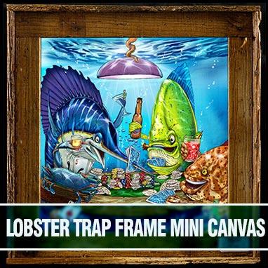 Lobster Trap Framed Mini Canvas