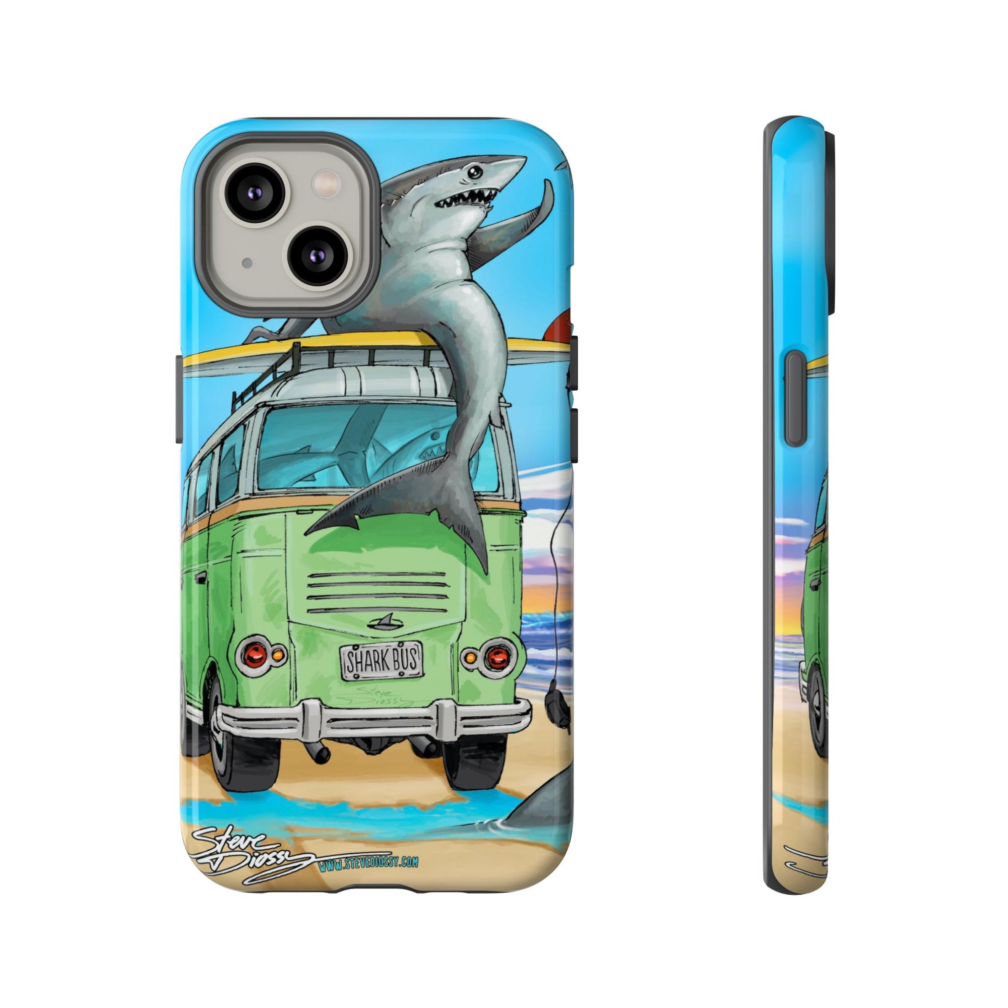 "Shark Bus" Tough Phone Cases