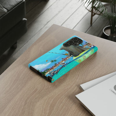"Shark Fishing" Tough Phone Cases