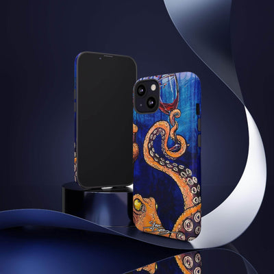 "Octopus the Connoisseur" Tough Phone Cases