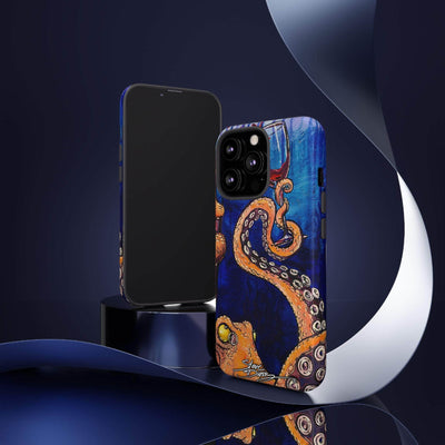 "Octopus the Connoisseur" Tough Phone Cases