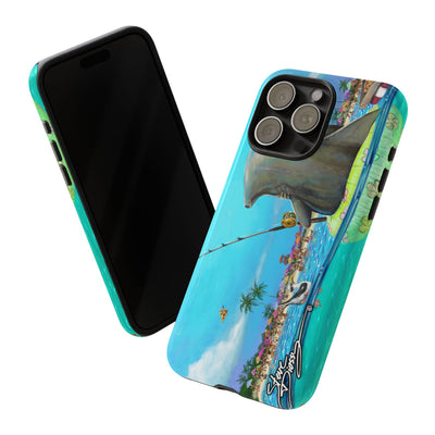"Shark Fishing" Tough Phone Cases