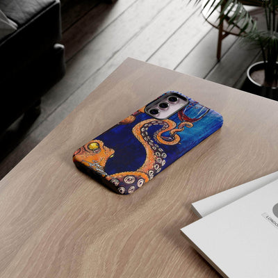 "Octopus the Connoisseur" Tough Phone Cases