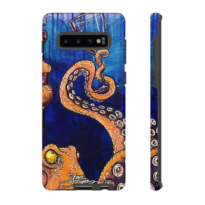 "Octopus the Connoisseur" Tough Phone Cases