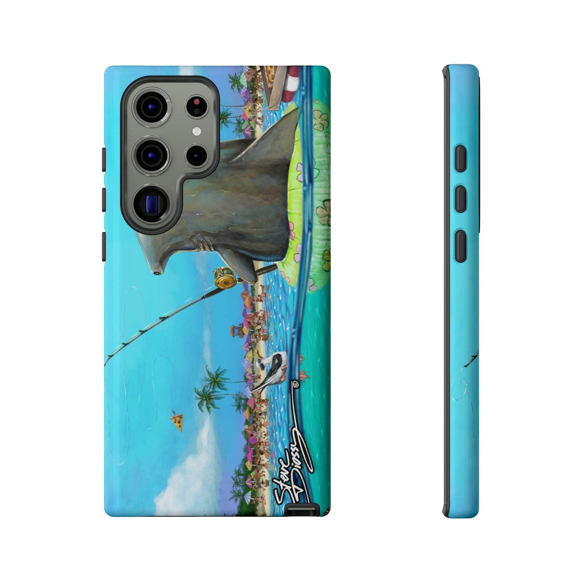 "Shark Fishing" Tough Phone Cases