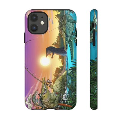 "Gator Fishing" Tough Phone Cases