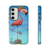 "Dirty Flamingo" Tough Phone Cases