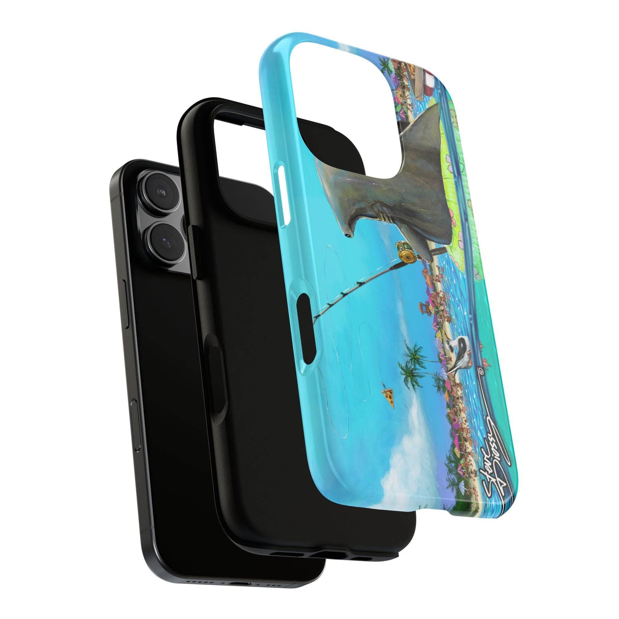 "Shark Fishing" Tough Phone Cases