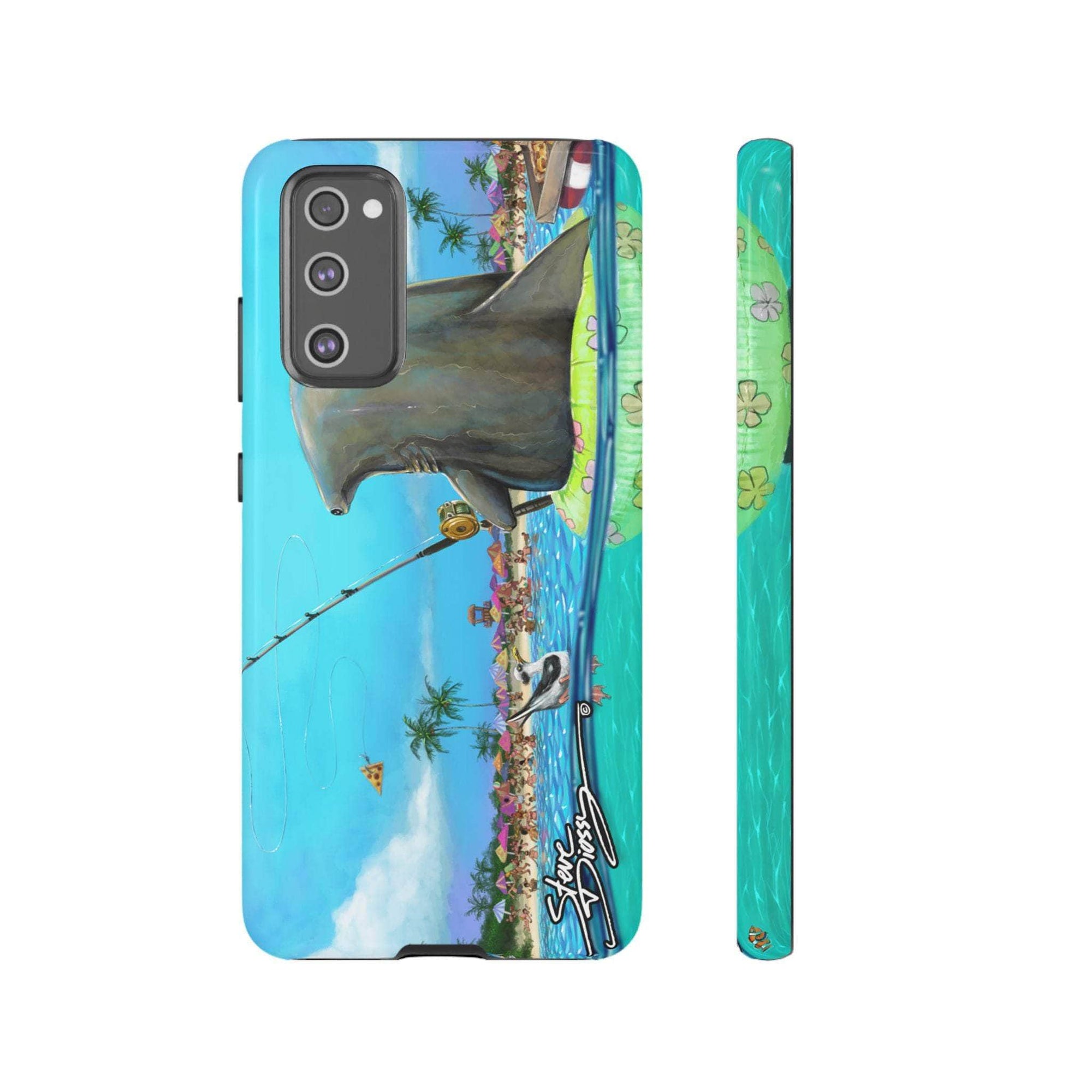 "Shark Fishing" Tough Phone Cases