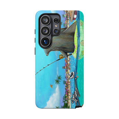 "Shark Fishing" Tough Phone Cases