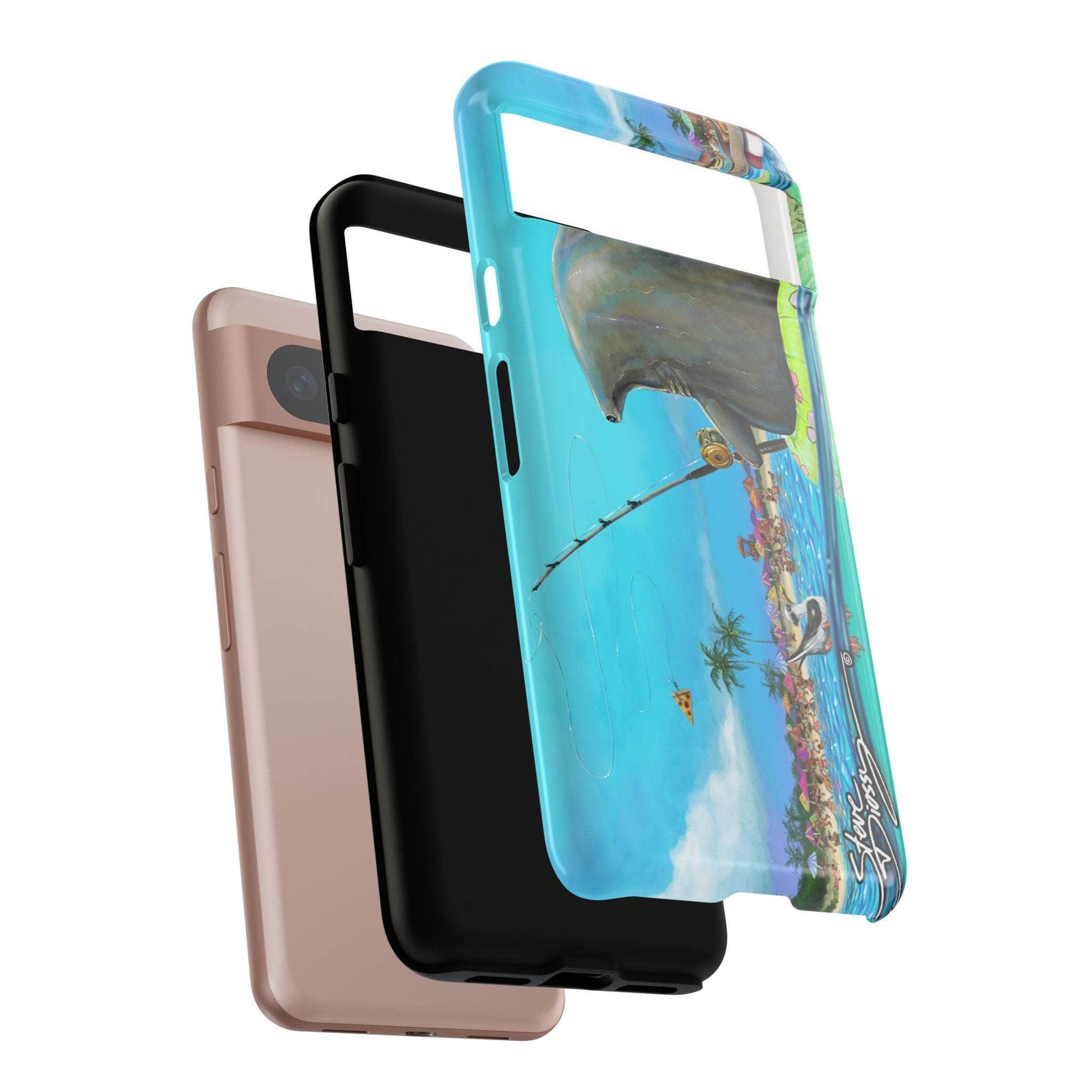 "Shark Fishing" Tough Phone Cases