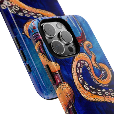 "Octopus the Connoisseur" Tough Phone Cases