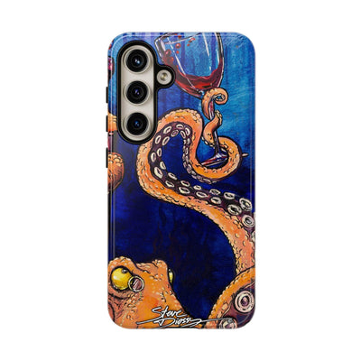 "Octopus the Connoisseur" Tough Phone Cases