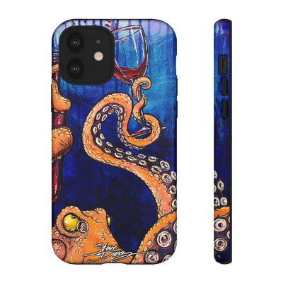 "Octopus the Connoisseur" Tough Phone Cases