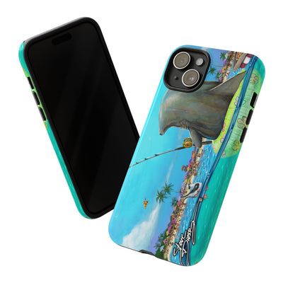 "Shark Fishing" Tough Phone Cases