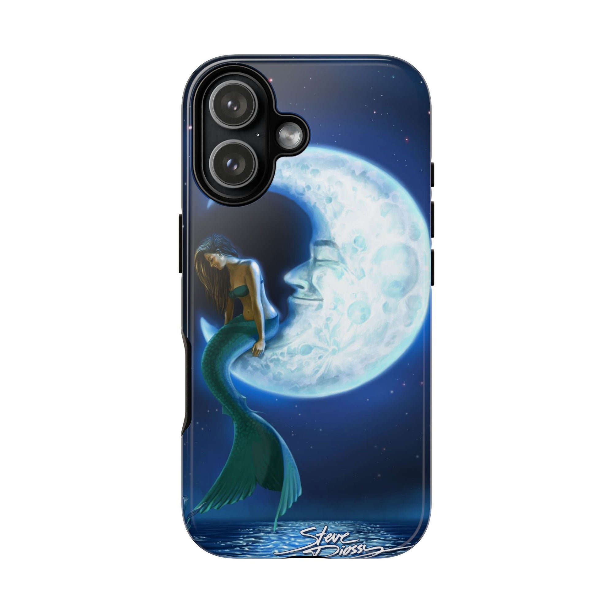 "Mermaid in the Moon" Tough Phone Cases