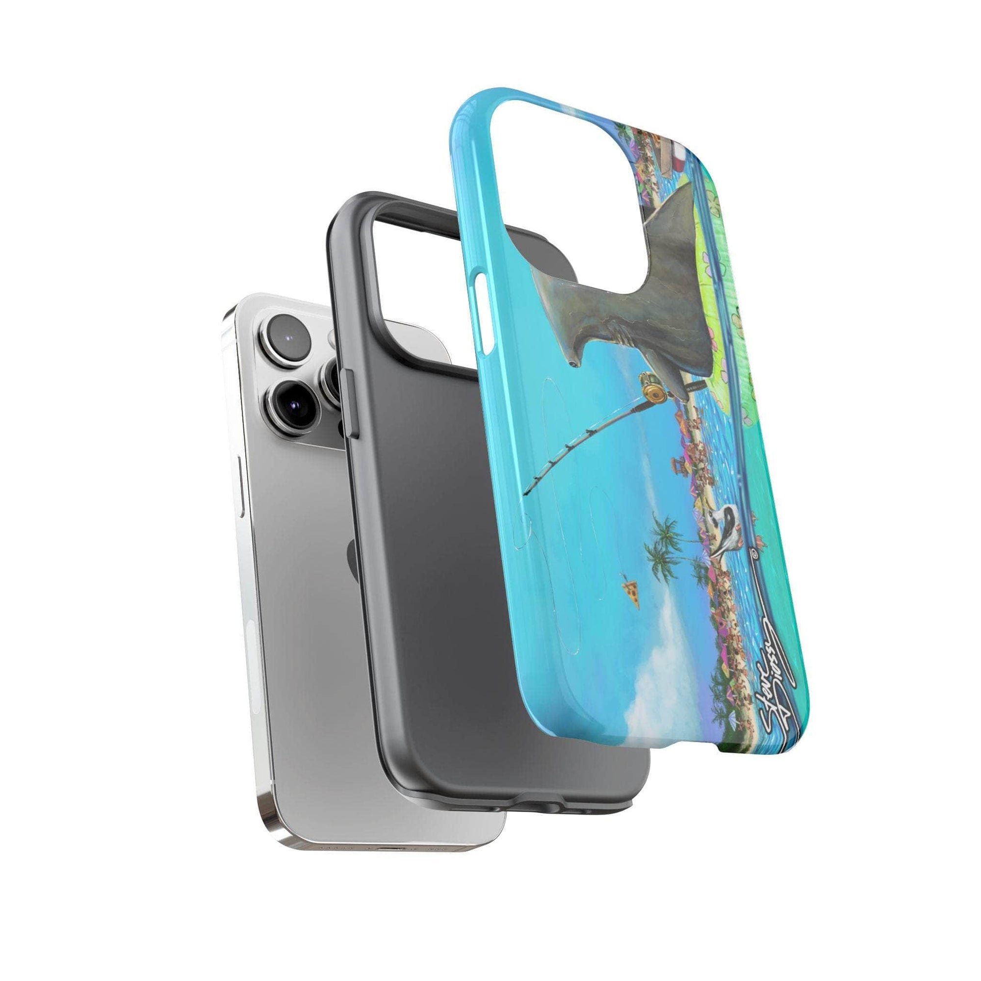 "Shark Fishing" Tough Phone Cases