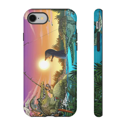 "Gator Fishing" Tough Phone Cases