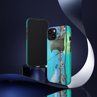 "Shark Fishing" Tough Phone Cases