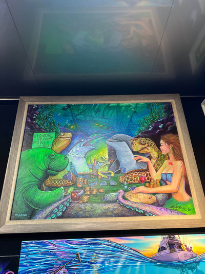 "Luck Be A Lady" Original Collaboration with Wyland and Steve Diossy