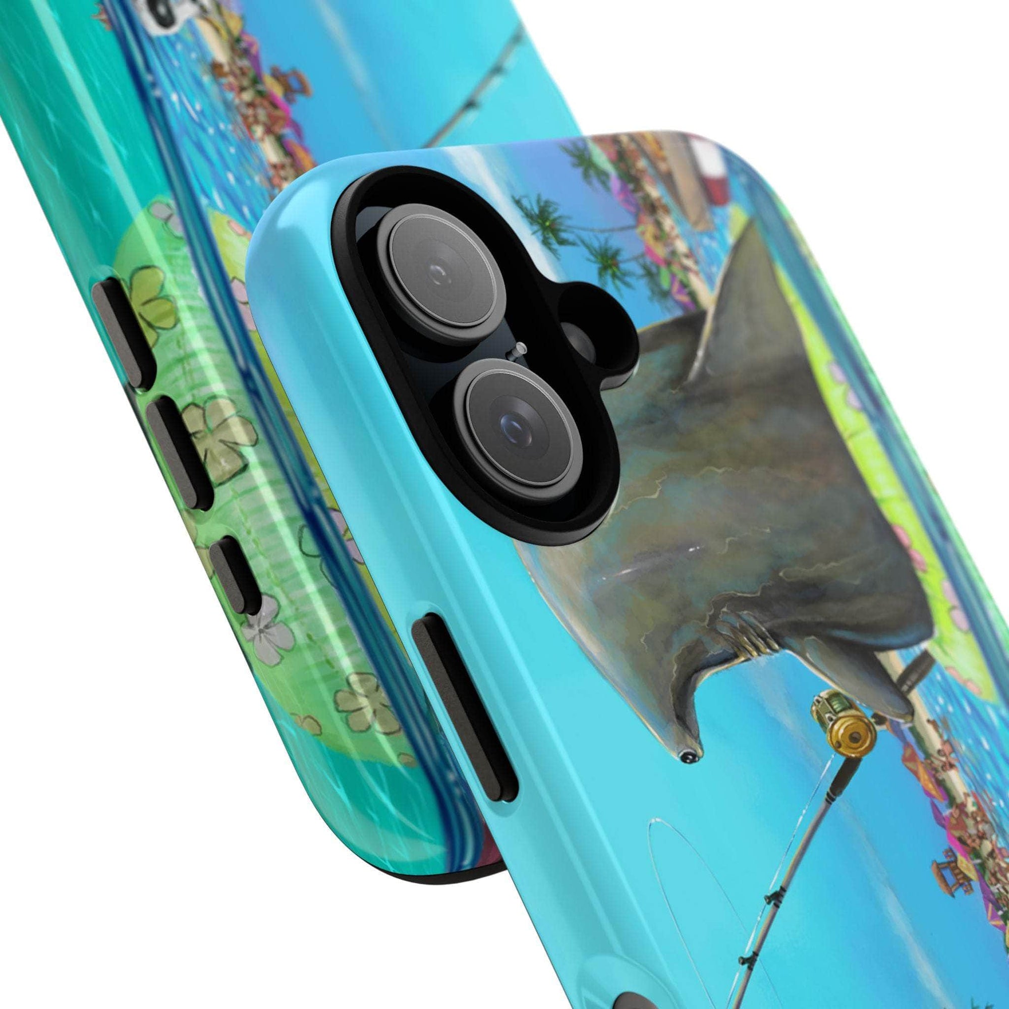 "Shark Fishing" Tough Phone Cases
