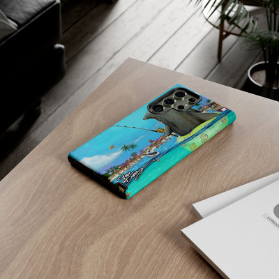 "Shark Fishing" Tough Phone Cases